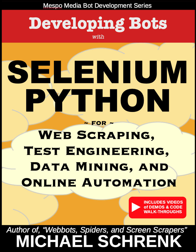 Developing Bots with Selenium Python